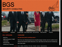 Tablet Screenshot of bgs-security.de